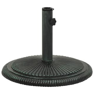  Podstawa pod parasol, zielona, 45x45x30 cm, żeliwo Lumarko!