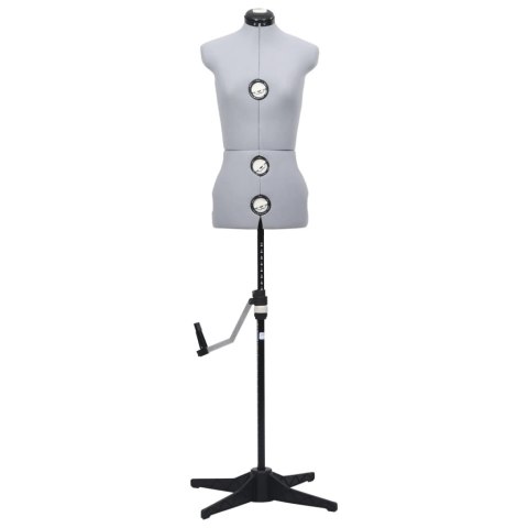  Manekin krawiecki damski, regulowany, szary, S, rozmiar 33-40 Lumarko!