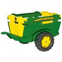 Rolly Toys rollyTrailer Przyczepa Farm JOHN DEERE Otwierane Burty Lumarko!