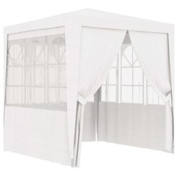  Namiot imprezowy ze ściankami, 2,5x2,5 m, biały, 90 g/m² Lumarko!