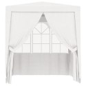  Namiot imprezowy ze ściankami, 2,5x2,5 m, biały, 90 g/m² Lumarko!