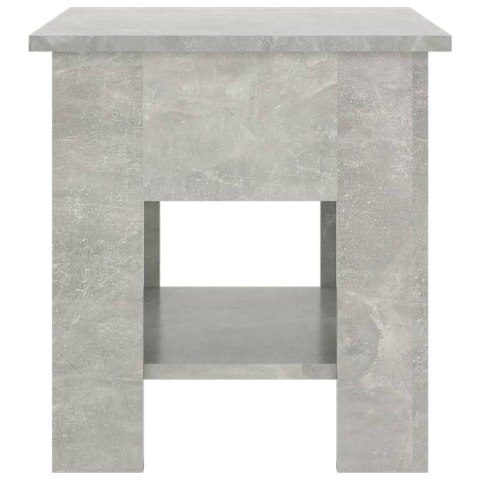  Stolik kawowy szarość betonu 40x40x42cm materiał drewnopochodny Lumarko!