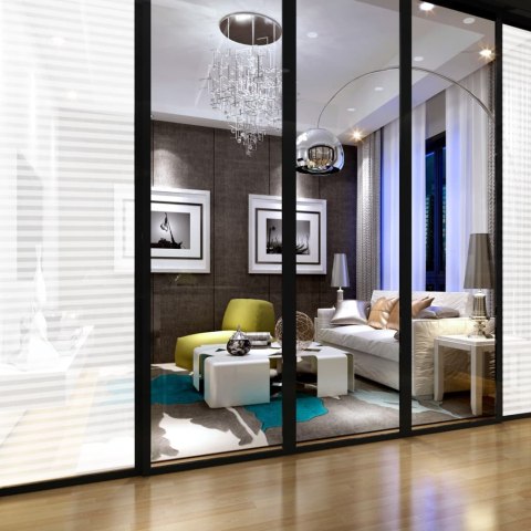  Folia na szybę, mrożona w paski, samoprzylepna, 0,9 x 20 m Lumarko!