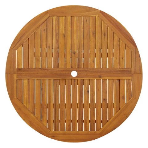  Składany stół ogrodowy, 110 cm, lite drewno akacjowe Lumarko!