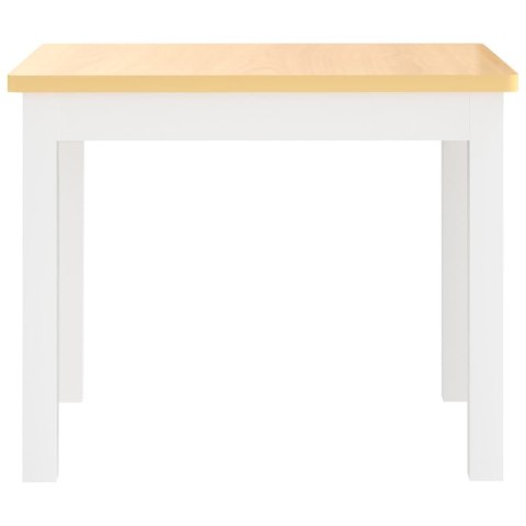  3-cz. zestaw dziecięcy, stolik i krzesła, biało-beżowy, MDF Lumarko!