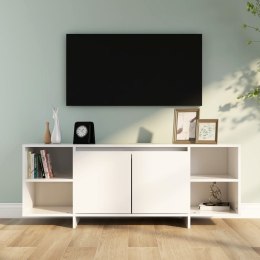  Szafka pod TV, biała, 130x35x50 cm, płyta wiórowa Lumarko!