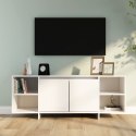  Szafka pod TV, biała, 130x35x50 cm, płyta wiórowa Lumarko!
