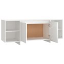  Szafka pod TV, biała, 130x35x50 cm, płyta wiórowa Lumarko!
