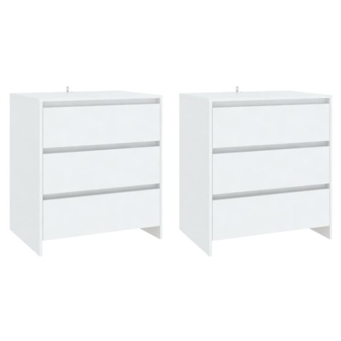  3-cz. szafka boczna, biała, materiał drewnopochodny Lumarko!