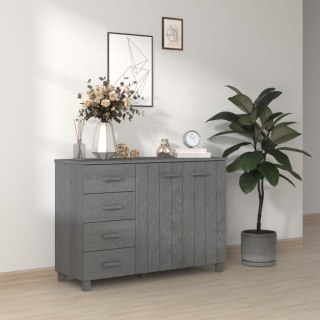  Komoda, ciemnoszara, 113x40x80 cm, lite drewno sosnowe Lumarko!