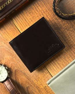 Solidny, skórzany portfel męski z ochroną RFID i etui na karty — Always Wild