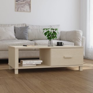  Stolik kawowy, miodowy brąz, 100x55x35 cm, lite drewno sosnowe Lumarko!