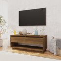  Szafka pod telewizor, brązowy dąb, 102x41x44 cm, płyta wiórowa Lumarko!