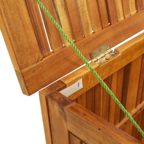  Skrzynia ogrodowa, 113x50x58 cm, lite drewno akacjowe Lumarko!