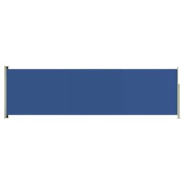  Wysuwana markiza boczna na taras, 180 x 600 cm, niebieska Lumarko!