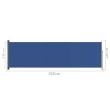  Wysuwana markiza boczna na taras, 180 x 600 cm, niebieska Lumarko!