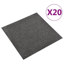  Podłogowe płytki dywanowe, 20 szt., 5 m², 50x50 cm, antracytowe Lumarko!