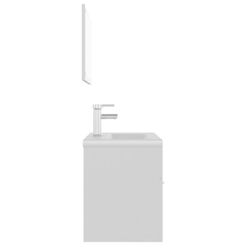  Zestaw mebli łazienkowych, biały, płyta wiórowa Lumarko!