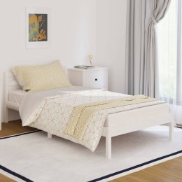  Łóżko dzienne, lite drewno sosnowe, 100x200 cm, białe Lumarko!