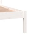  Łóżko dzienne, lite drewno sosnowe, 140x190 cm, białe Lumarko!