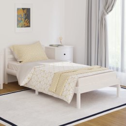  Łóżko dzienne, lite drewno sosnowe, 90x200 cm, białe Lumarko!