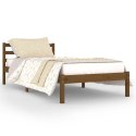  Łóżko dzienne, lite drewno sosnowe, 90x200 cm, miodowy brąz Lumarko!