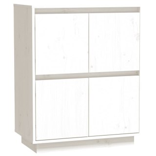  Szafka, biała, 60 x 34 x 75 cm, lite drewno sosnowe Lumarko!