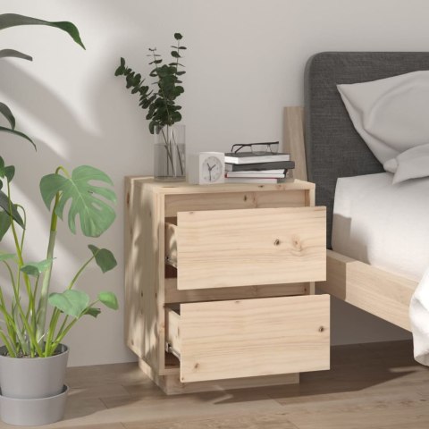  Szafka nocna, 40 x 35 x 50 cm, lite drewno sosnowe Lumarko!