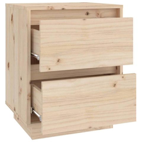  Szafka nocna, 40 x 35 x 50 cm, lite drewno sosnowe Lumarko!
