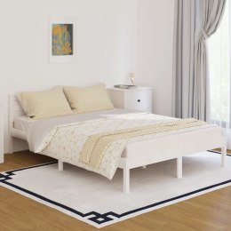  Łóżko dzienne, lite drewno sosnowe, 140x200 cm, białe Lumarko!