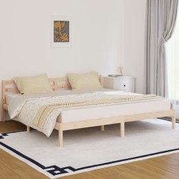  Łóżko dzienne, lite drewno sosnowe, 200x200 cm Lumarko!