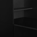  Stolik barowy z szafką, czarny, 115 x 59 x 200 cm Lumarko!