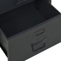  Industrialne biurko z szufladami, antracyt, 105x52x75 cm, stal Lumarko!