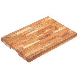 Lumarko Deska do krojenia, 50x35x4 cm, lite drewno akacjowe!