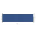  Wysuwana markiza boczna na taras, 140 x 500 cm, niebieska Lumarko!