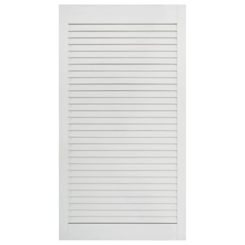  Drzwi żaluzjowe, 4 szt., drewno sosnowe, białe, 99,3 x 39,4 cm Lumarko!