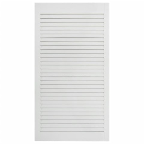  Drzwi żaluzjowe, 4 szt., drewno sosnowe, białe, 99,3 x 39,4 cm Lumarko!