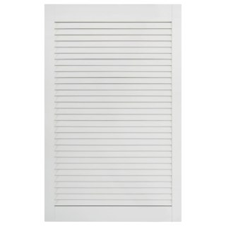 VidaXL Drzwi żaluzjowe do szafki, białe, 99,3x59,4 cm, sosnowe