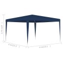 Namiot imprezowy, 4 x 4 m, niebieski Lumarko!