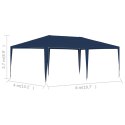  Namiot imprezowy, 4 x 6 m, niebieski Lumarko!