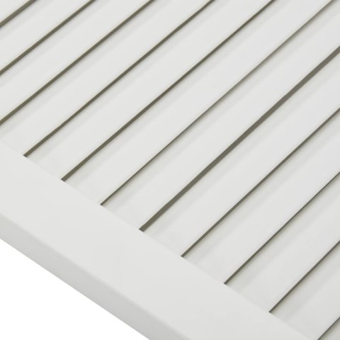  Drzwi żaluzjowe, drewno sosnowe, białe, 99,3 x 49,4 cm Lumarko!