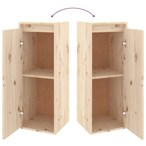  Szafki pod TV, 6 szt., lite drewno sosnowe Lumarko!