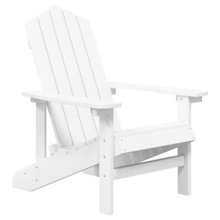  Krzesło ogrodowe Adirondack, HDPE, białe Lumarko!