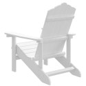  Krzesło ogrodowe Adirondack, HDPE, białe Lumarko!