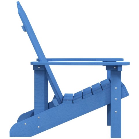  Krzesło ogrodowe Adirondack, HDPE, morski błękit Lumarko!