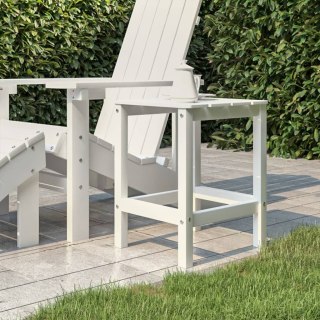  Stolik ogrodowy Adirondack, biały, 38x38x46 cm, HDPE Lumarko!