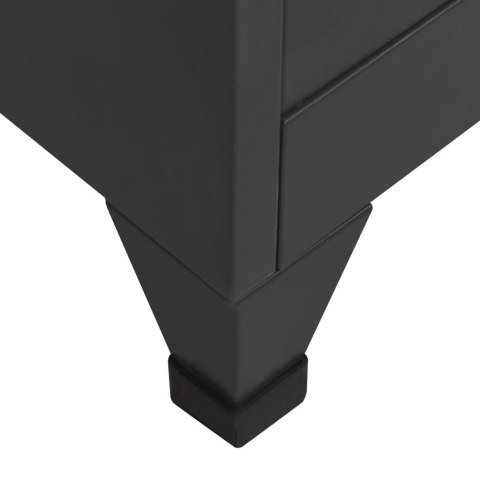  Szafa zamykana na klucz, antracytowa, 38x40x180 cm, stalowa Lumarko!