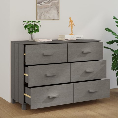  Komoda, jasnoszara, 113x40x80 cm, drewno sosnowe Lumarko!