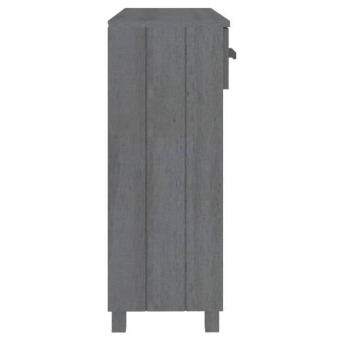  Stolik konsolowy, ciemnoszary, 90x35x90 cm, lite drewno sosnowe Lumarko!