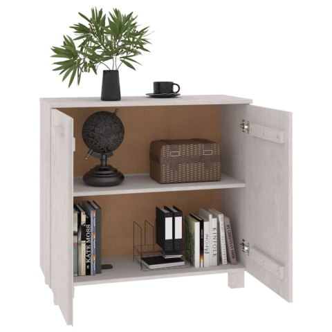  Szafka, biała, 85x35x80 cm, lite drewno sosnowe Lumarko!